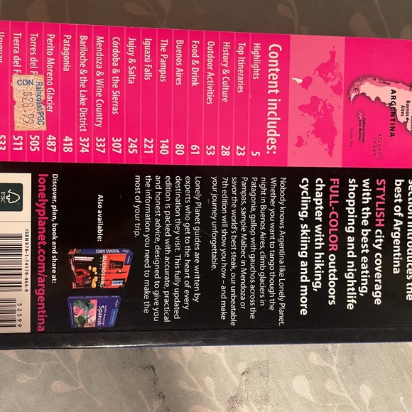 Lonely Planet Argentina/Uruguay Guide - Picture 2 of 3